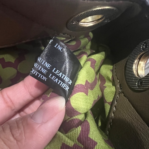 ORYANY Black/Tan Multi Leather Boho Tote Bag - Picture 12 of 12